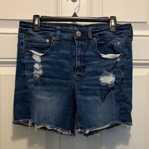 American Eagle Outfitters Dark Blue Jean Shorts